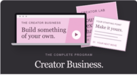 Build your creator business artwork