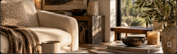Warm reading nook in Studio Circle
